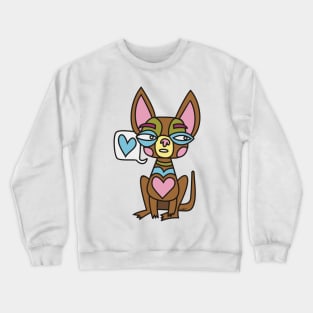 Chihuahua Lovegaroo Crewneck Sweatshirt